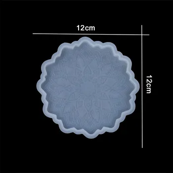 Nádoba na pečení Mandala forma z odolného silikonu | forma na beton, forma na epoxid - 14