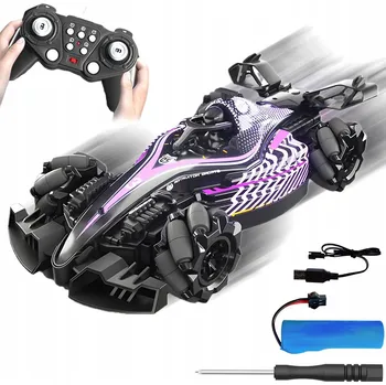 RC model auta AUTO NA DÁLKOVÉ OVLÁDÁNÍ RC 360° S VYPUŠTĚNÍM PÁRY, 2.4GHZ, LED SVĚTLA