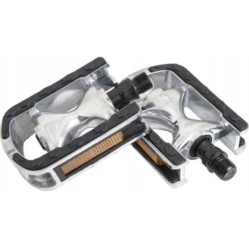 Pedál na kolo Platformové pedály Feimin FP920 stříbrné