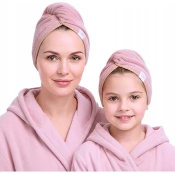 Obraz Turban na hlavu Babymam bavlna růžový
