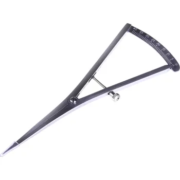 Zubní nit Rovné chirurgické zubní měřidlo 17,5 cm 0–40 stupňů Nerezová ocel Oboustranná stupnice Endodontický třmen