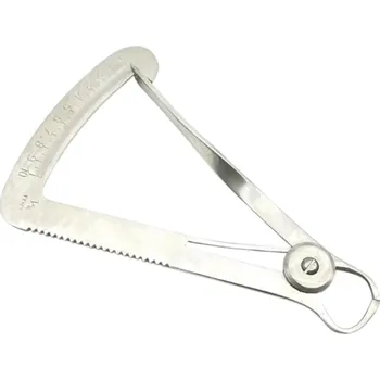 Dentální hygiena Laboratorní zubní měřidlo 0–10 mm Pro voskové modely Nerezová ocel Oboustranná stupnice Posuvné měřítko