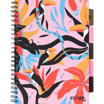 Sešit Sešit A4 s mřížkou Strigo, 100 listů