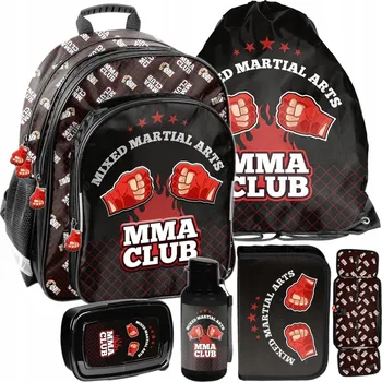 Školní batoh Školní batoh pro chlapce 1-3. třída MMA Paso černý Set