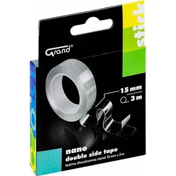 Oboustranná nano páska GRAND 15 mm x 3 m x 1 mm