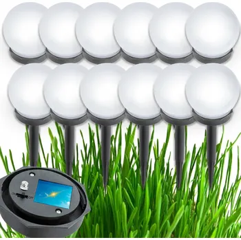 Venkovní osvětlení Solární lampa zapichovací AKB-Poland černá 32,50 cm 100 lm 120°