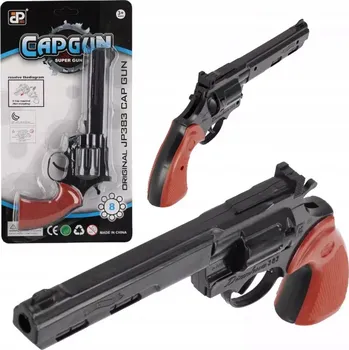 Dětská zbraň PISTOLE ZBRAŇ NA KAPSLÍKY BEZPEČNÁ PRO DĚTI