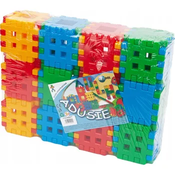 ostatní stavebnice Stavební Stavebnice Mejpol Adusie 72 dílů 9205