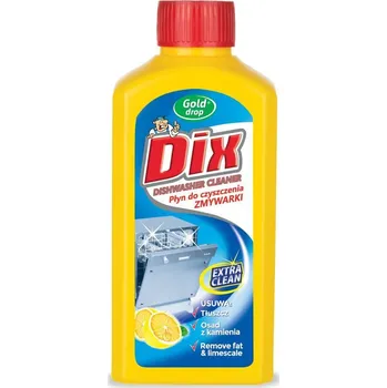 Mycí prostředek Čistič do myčky nádobí citronový Dix 250ML Gold Drop na mastnotu / vodní kámen