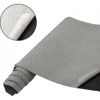 Podložka pod nábytek Tenká samolepicí Plst ŠEDÁ 1mm MATERIÁL kobercová zvukotěsná rohož