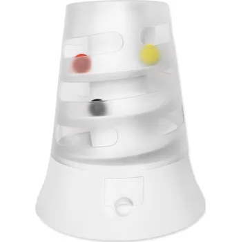 Hračka pro kočku Epic PET Ball Slider 20 cm bílá