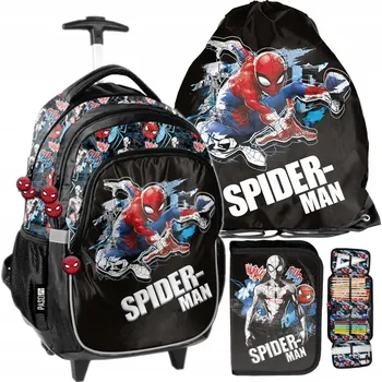 Školní batoh Školní batoh vícekomorový Spider-Man Paso černý, vícebarevný