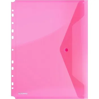 Závěsná složka s klipem A4 DONAU červená