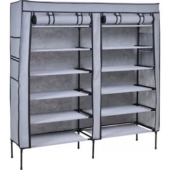 Botník Gockowiak 110 x 120 x 30 cm odstíny šedé