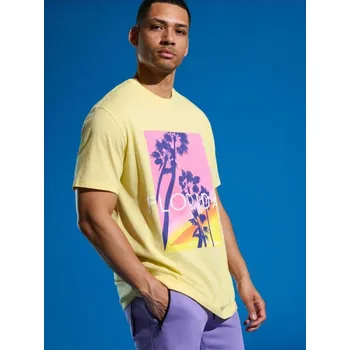 Sinsay - Tričko s krátkým rukávem - žlutá - 0988Z-13X - 0988Z-13X-XS-3