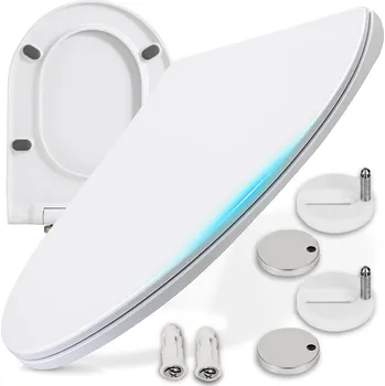 WC sedátko Aqui QUADRO bílé polypropylen