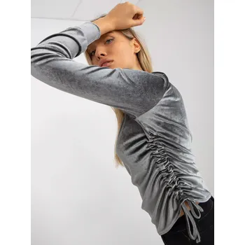 Dámská košile Halenka LK BZ 509033.36P šedá S/M