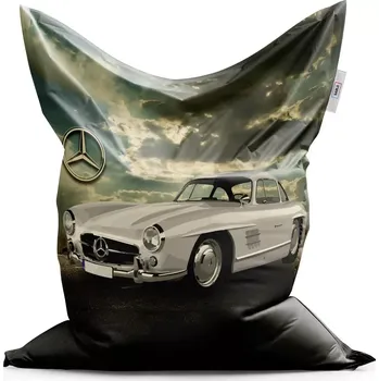 Sedací pytel Sablio Sedací vak Classic Mercedes-Benz 300 SL Na silnici - 150x100 cm