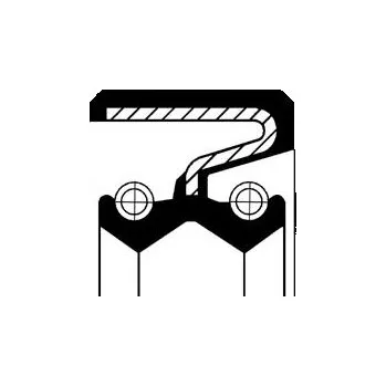 Těsnění motoru Těsnicí kroužek hřídele, rozvodovka CORTECO 19034964B