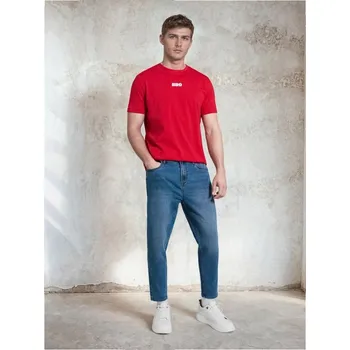 Sinsay - Džínsy carrot s opraným efektem - modrá - 262HR-55J - 262HR-55J-30