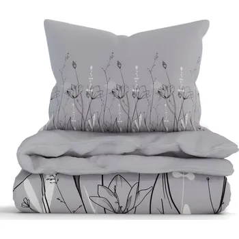 Bavlněné povlečení Renforcé - Aneta šedá