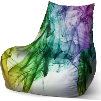 Sedací pytel Sedací vak Bean Barevný efekt - Sablio - 100 x 90 x 45 cm