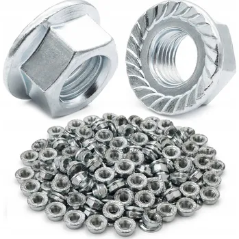 Matice Přírubová matice M8 nerezová ocel INOX ocel A2 matice DIN 6923 100 ks