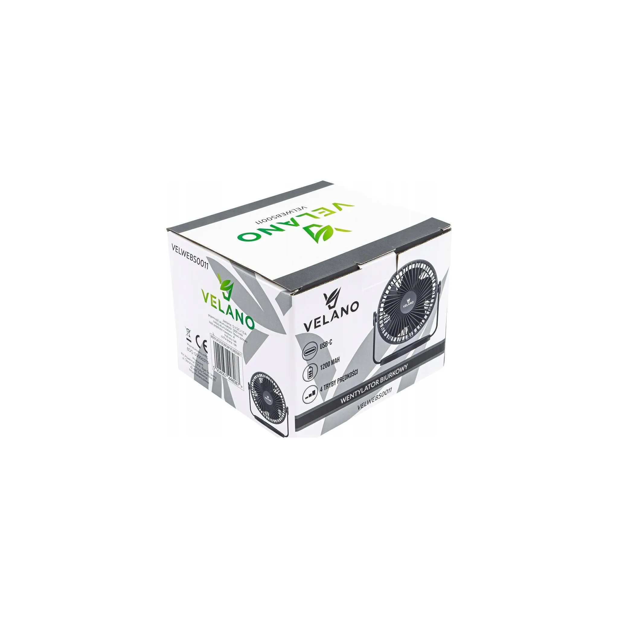 Fotografie 7 - Domácí ventilátor Powermat Velano VELWEBS0011