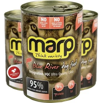 Krmivo pro psa Marp Variety Dog konzerva Blue River SET 6x 400 g