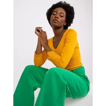 Dámská košile Halenka RV BZ 7529.92 jasně oranžová S