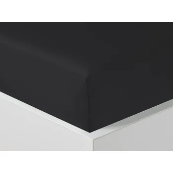 Prostěradlo Luxusní saténové prostěradlo 180x200 GEON Černé