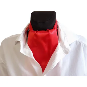 Šátek HEDVA ČESKÝ BROKÁT Kravatošála PESh 506 satén červená KRB