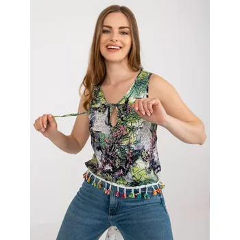 Dámská košile Halenka AT BZ 2401D.71 vápno M/L