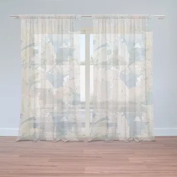 Záclona Sablio Záclony Listí: 2 ks - 150x250 cm - Sablio