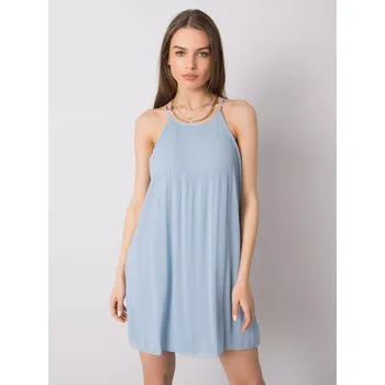 Dámské šaty Šaty D50019Y30245A1 světle modré XL