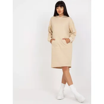 Dámské šaty Šaty D10044C30296A světle béžové S