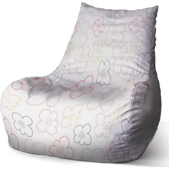 Sedací pytel Sedací vak Bean Dětské kvítí - Sablio - 60 x 70 x 70 cm
