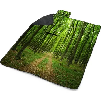 deka Sablio Plážová deka Cesta v lese: 200x140 cm