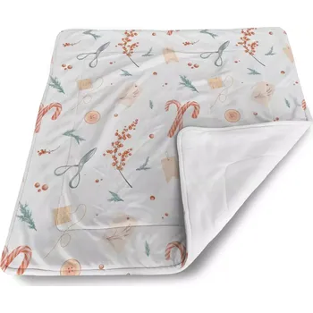 Dětská deka Sablio Dětská deka pro miminko Sváteční dílna - 80x100 cm