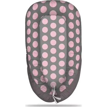 Hnízdečko pro miminko Sablio Hnízdečko pro miminko Velké růžové puntíky