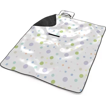 deka Sablio Plážová deka Barevné puntíky: 200x140 cm