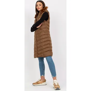Dámská vesta Dámská vesta RV KZ 008.00P hnědá M