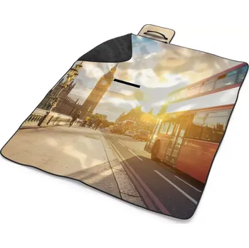 deka Sablio Plážová deka Londýn Big Ben : 200x140 cm