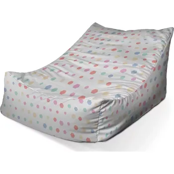 Sedací pytel Sedací vak Lounge Různě barevné puntíky - Sablio - 80 x 95 x 50 cm
