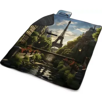 deka Sablio Plážová deka Paříž Eifellova věž Art: 200x140 cm