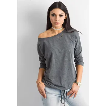 Dámská košile Halenka RV BZ 4691.36P tmavě šedá XS