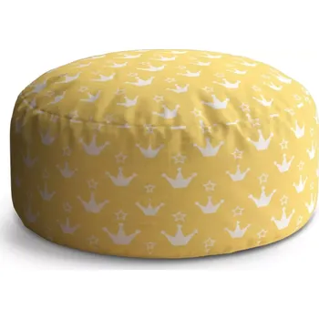 Taburet Sablio Kulatý taburet Circle Princeznovské korunky: 38x48 cm - Sablio