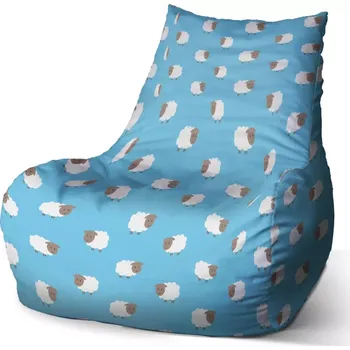 Sedací pytel Sedací vak Bean Ovečky - Sablio - 100 x 90 x 45 cm