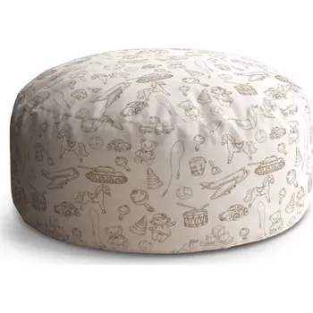 Taburet Sablio Kulatý taburet Circle Dětská doprava: 38x48 cm - Sablio