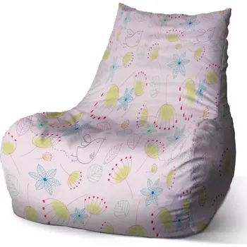 Sedací pytel Sedací vak Bean Barevné obrázky - Sablio - 60 x 70 x 70 cm